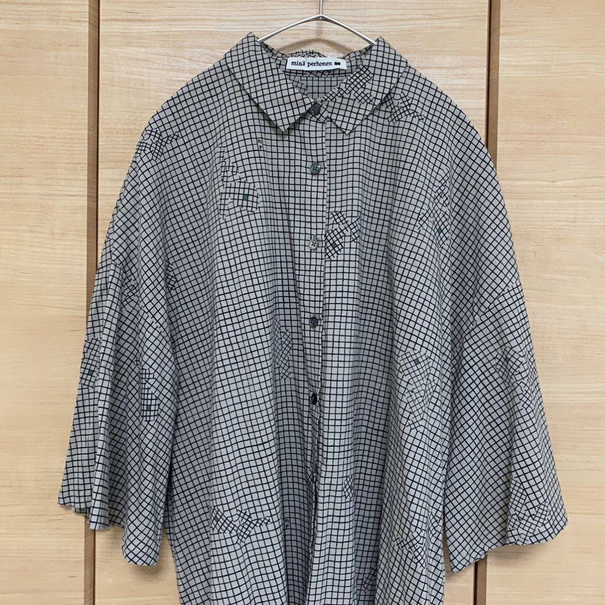 美品】mina perhonen ミナペルホネン faint shadow フレア 美品】mina perhonen ミナペルホネン faint shadow フレア