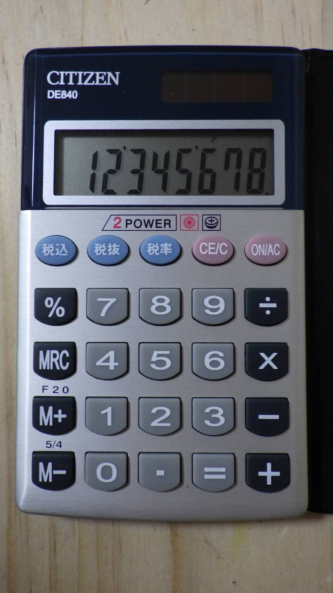 [A437]CITIZEN Citizen DE840 calculator used small size small size 