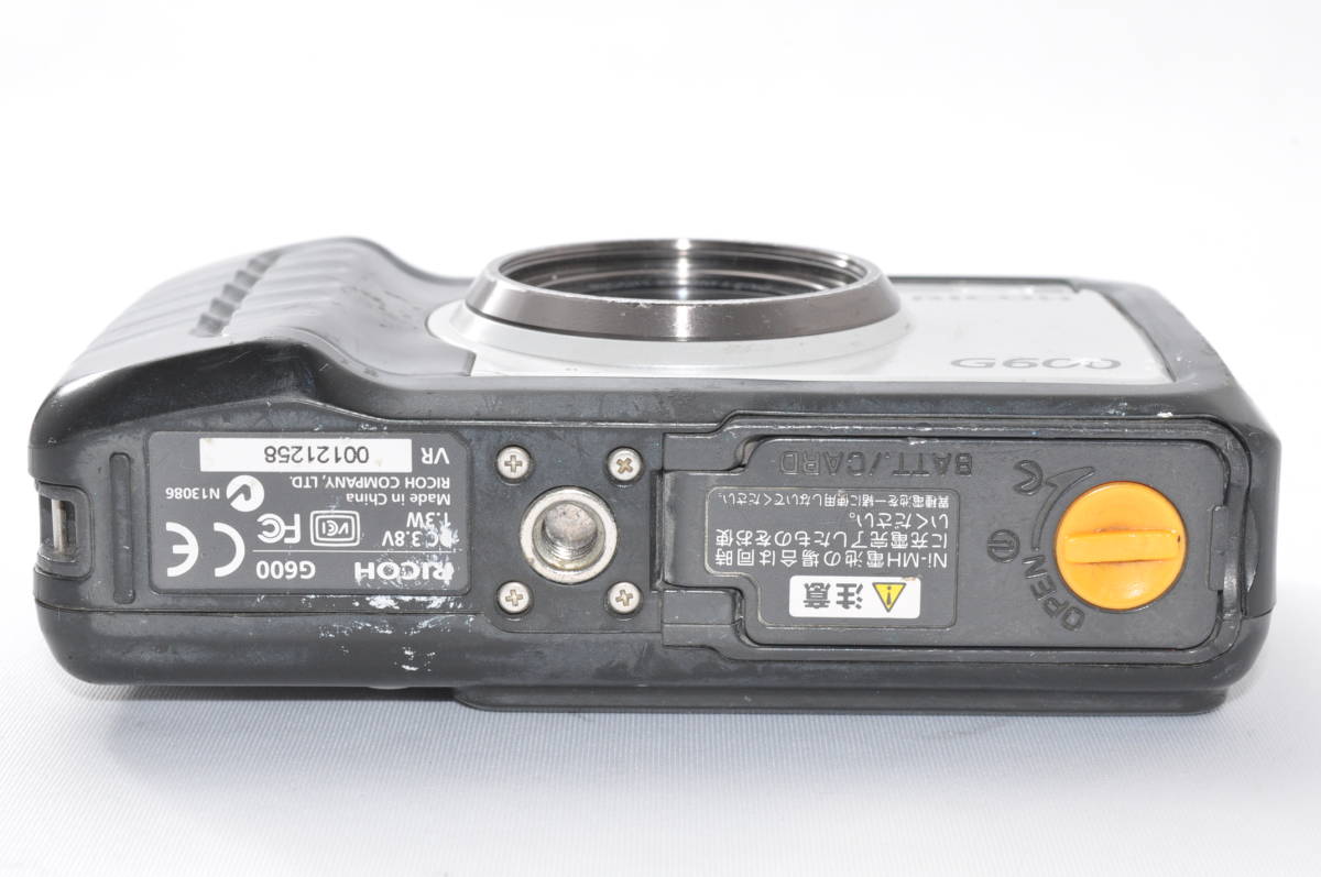  staple product * operation good condition Ricoh RICOH G600 waterproof dustproof Impact-proof [00121258] #A3262