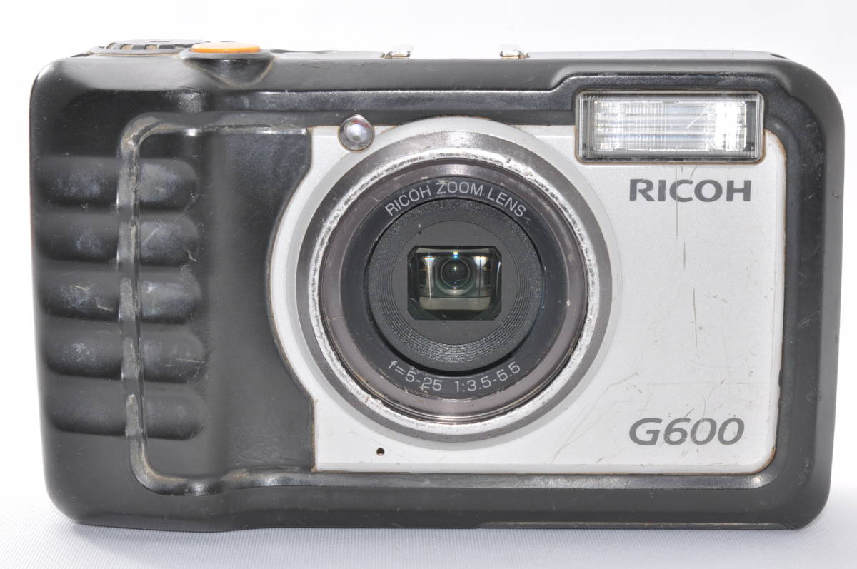  товар среднего качества * работает отличное состояние Ricoh RICOH G600 водонепроницаемый пыленепроницаемый ударопрочный #A3266