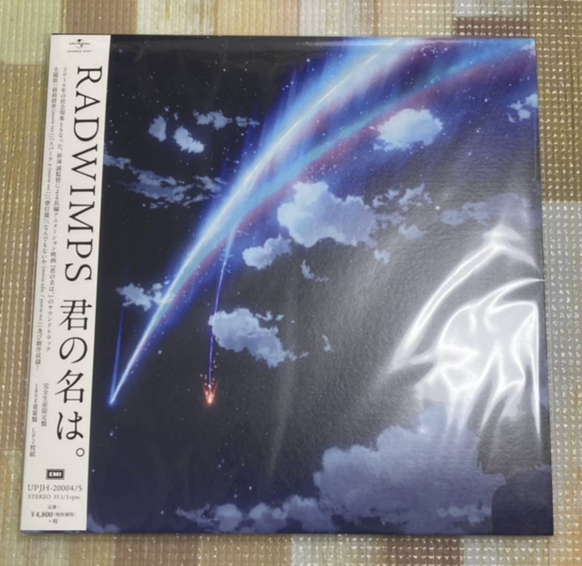 RADWIMPS ラッドウィンプス 君の名は。アナログ盤 2LP レコード-