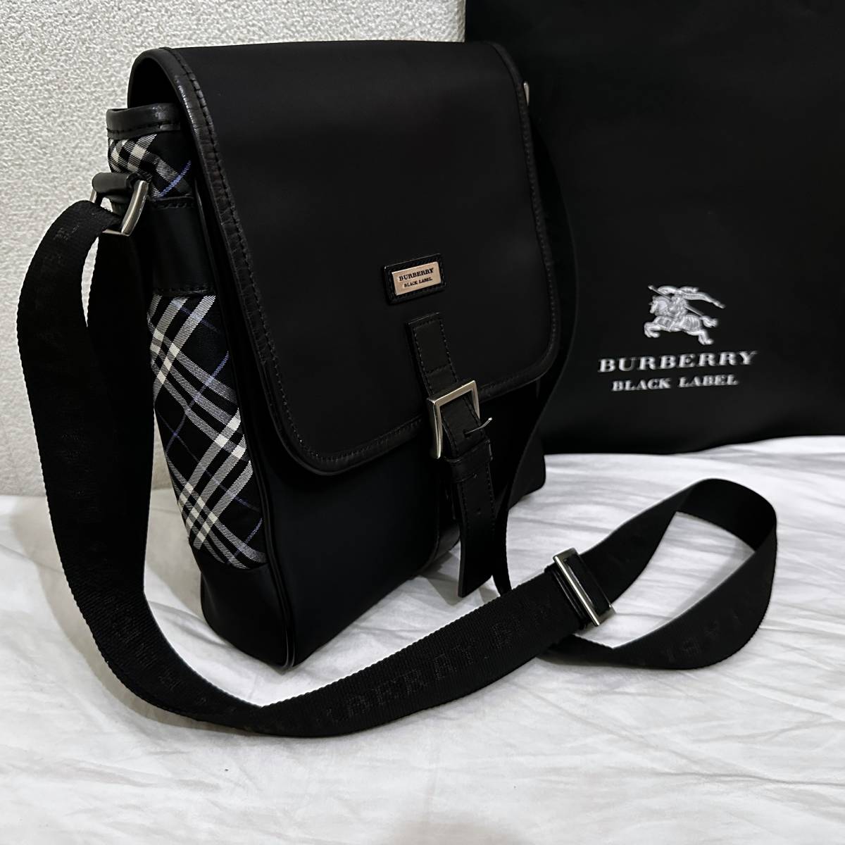 BURBERRY BLACK LABEL ショルダーバッグ美品 - バッグ