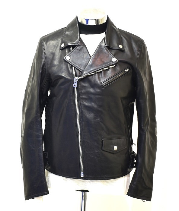 MISTERGENTLEMAN (ミスタージェントルマン) LEATHER RIDERS JACKET レザー ライダース ジャケット カウレザー ブルゾン Mr.GENTLEMAN L_画像1