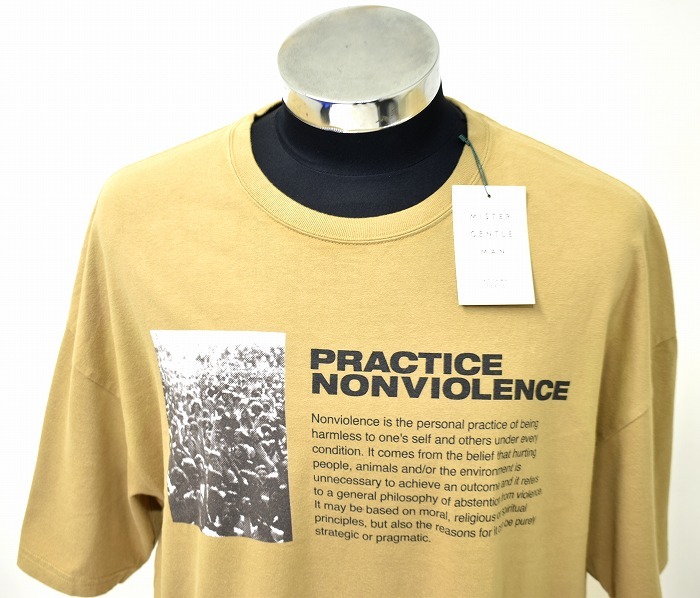 MISTERGENTLEMAN (ミスタージェントルマン) GRAPHIC BIG TEE non
