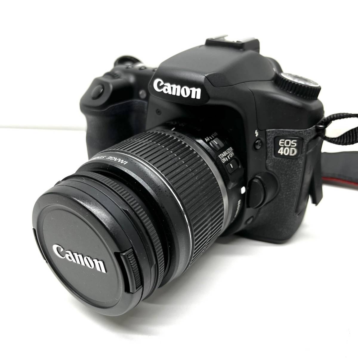 h1292 ☆中古☆ CANON キャノン デジタル 一眼レフカメラ DS126171 EOS40D ズームレンズ EF-S 18-55mm 1：3.5-5.6 IS 动作未确认 