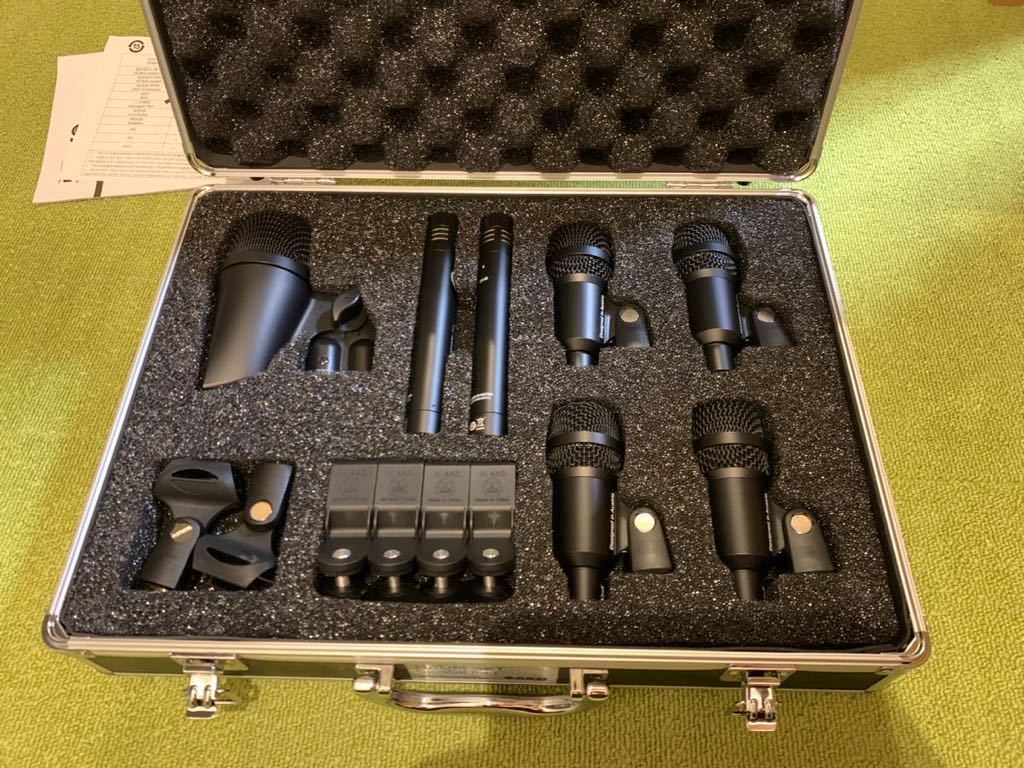 Yahoo!オークション - AKG drum set session I 未使用 ドラムマイク Yahoo!オークション - AKG drum set session I 未使用 ドラムマイク