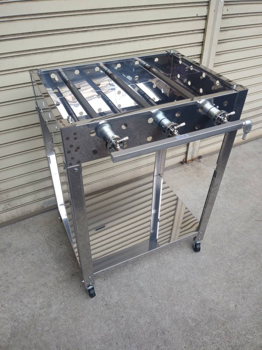  on sale [ exclusive use pcs attaching unused goods teppanyaki grill ] width 60cm okonomiyaki soba festival large amount cooking Event business use propane gas griddle LPG