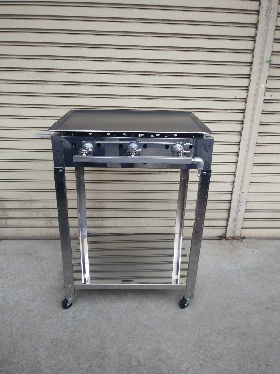  on sale [ exclusive use pcs attaching unused goods teppanyaki grill ] width 60cm okonomiyaki soba festival large amount cooking Event business use propane gas griddle LPG