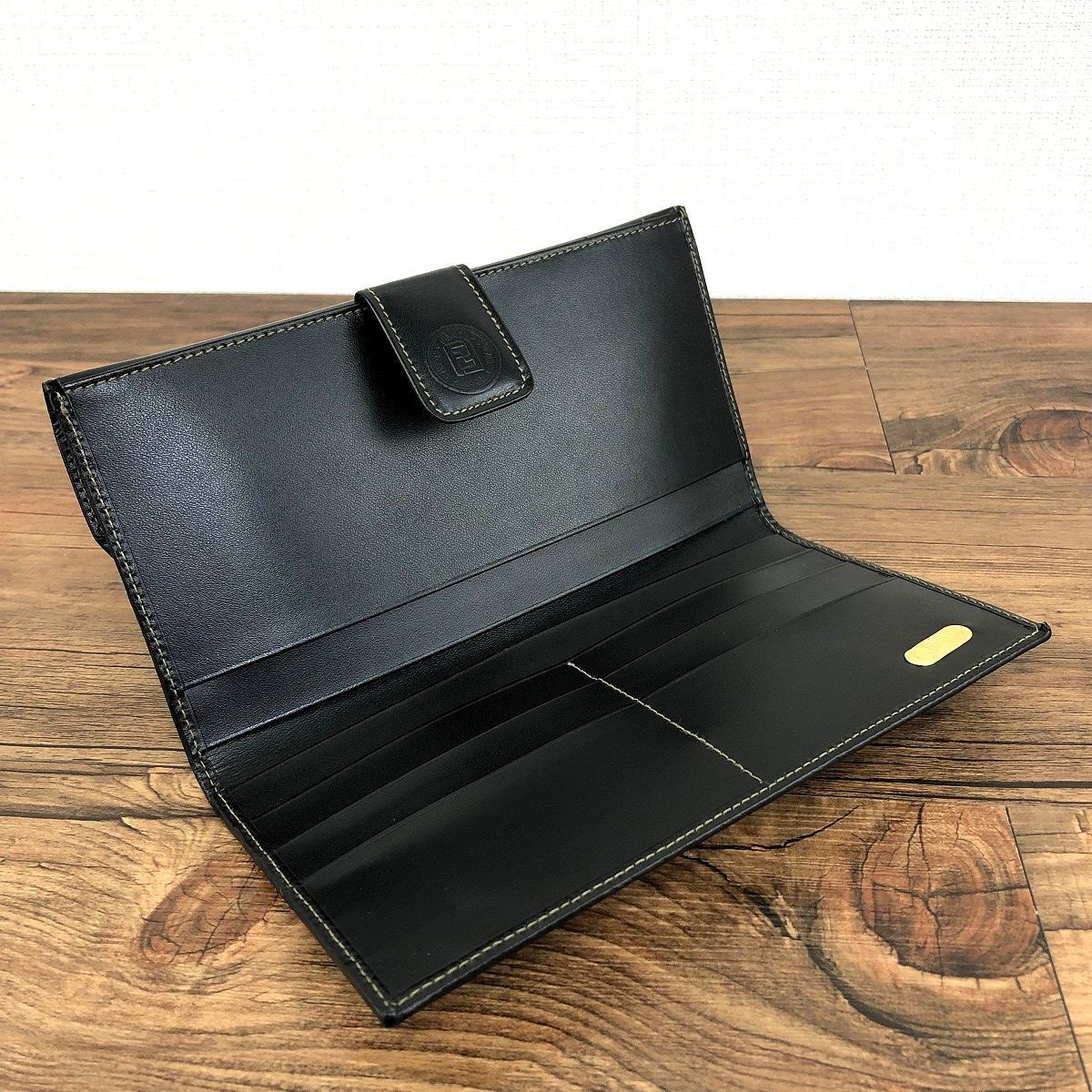 ☆送料無料☆ 未使用品 FENDI 長財布 2804-1339 ペカン柄 箱付き 391