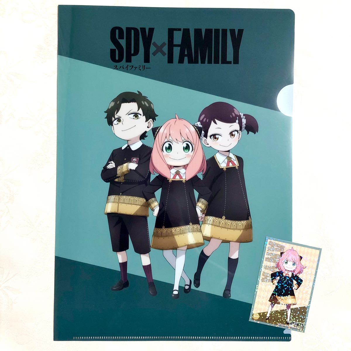 スパイファミリー アーニャ ダミアン ベッキー ローソン コラボ 非売品  クリアファイル ステッカー SPY×FAMILY