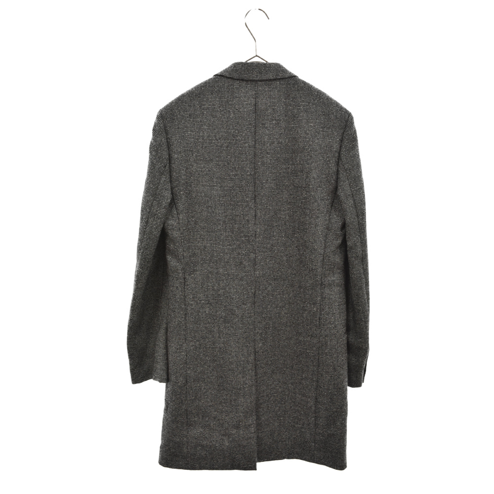 サンローランパリ Wool Coat ウールチェスターコート ジャカード グレー 468491 Y011T_画像2