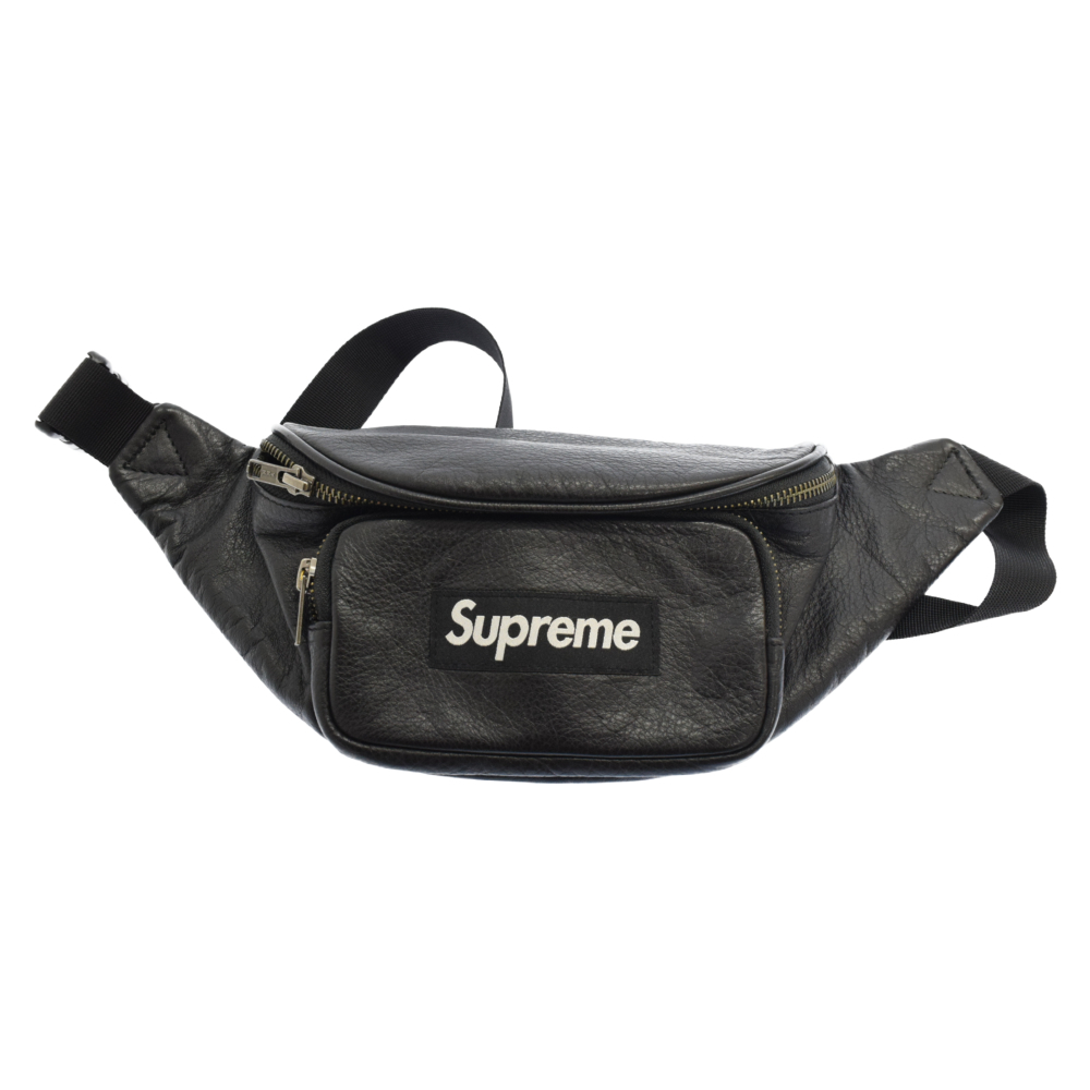Supreme Leather Waist Bag Black 17ss 黒 | www.jarussi.com.br