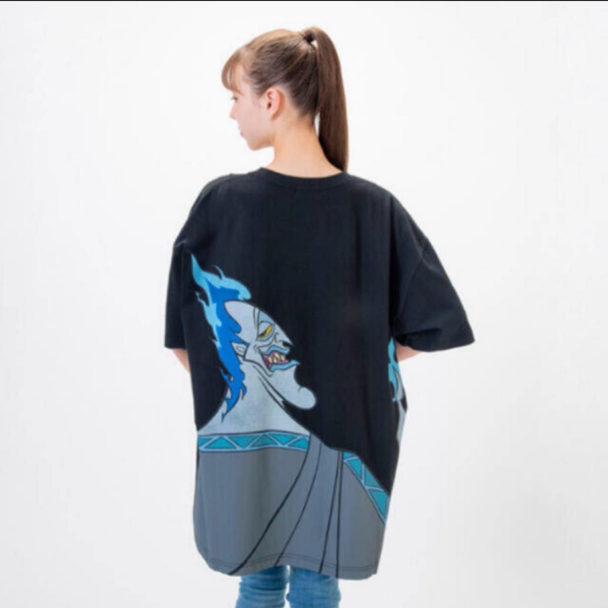 新品タグ付 ディズニー ヘラクレス ハデス メガラ ビックTシャツ 悪役 ビックシルエット