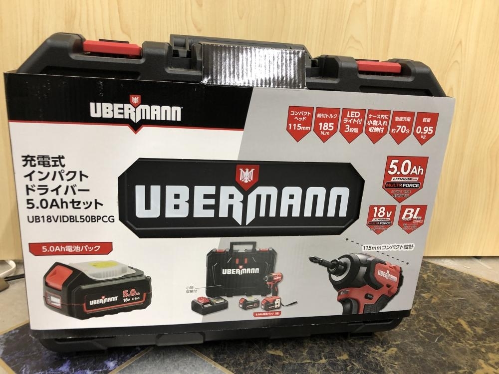017◇未使用品・即決価格◇UBERMANN 充電式インパクトドライバ