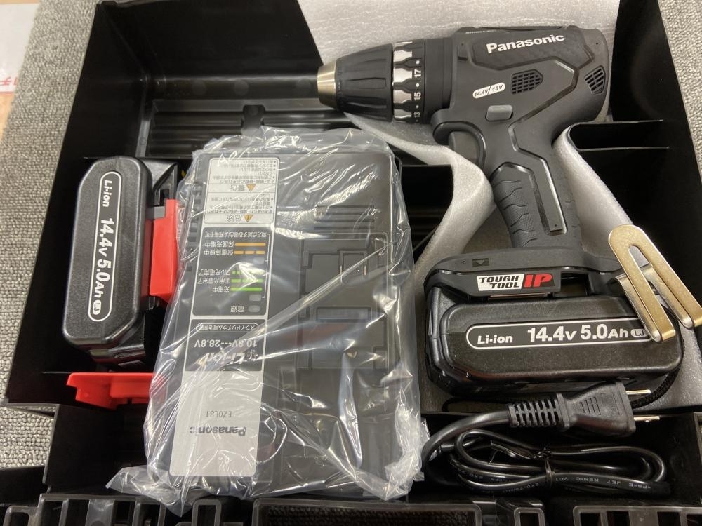 005▽未使用品▽Panasonic 充電ドリルドライバー EZ74A3LJ2G-B