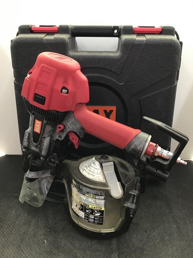 016□おすすめ商品□MAX マックス 90mm高圧釘打ち機 コイルネイラ