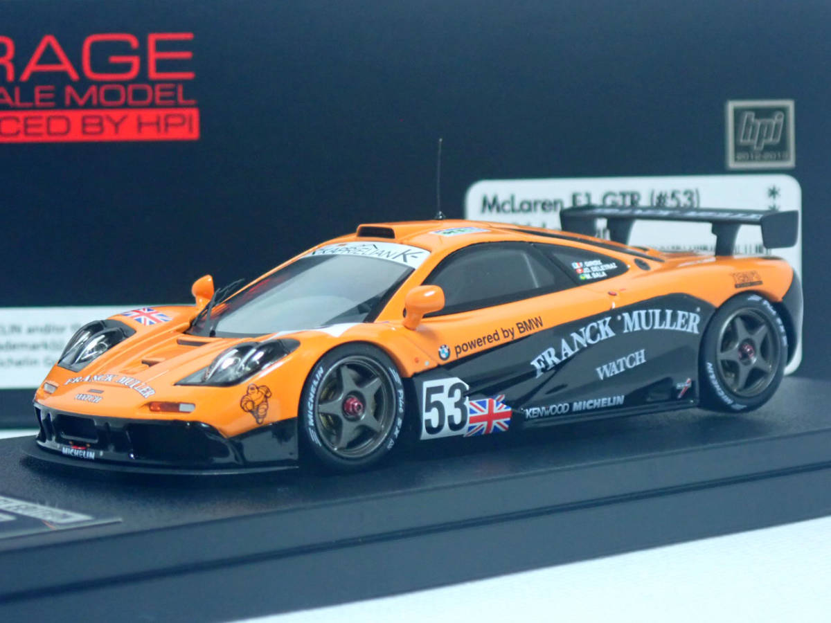 キッドボックス特注 HPI racing 1/43 MIRAGE Mclaren キッドボックス特注 HPI racing 1/43 MIRAGE Mclaren