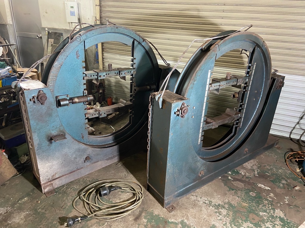 Yahoo!オークション - 松竹鉄工所 菅機械 反転機 K-600 コラム Yahoo!オークション - 松竹鉄工所 菅機械 反転機 K-600 コラム