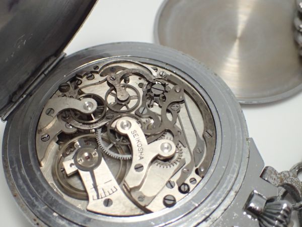 豊J6-C72/6J〇SEIKOSHA セイコー 秒時計一型乙 懐中クロノグラフ 大日本帝国〇