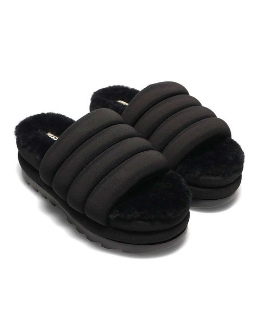 新品未使用】UGG マキシスライドサンダル 黒 24.0 - ruizvillandiego.com