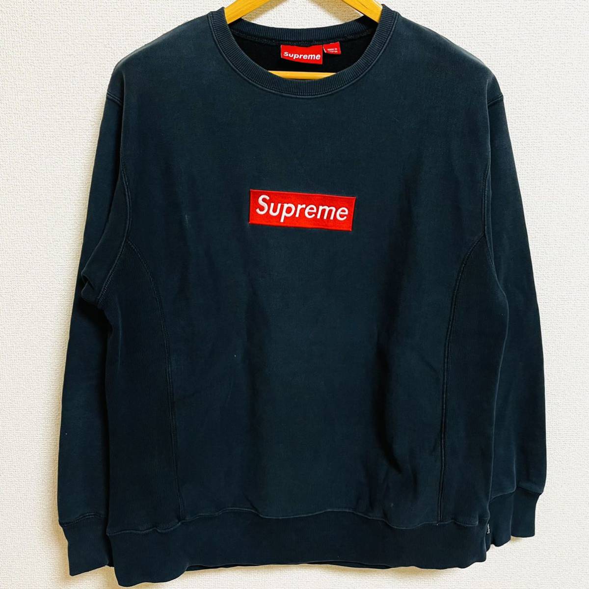 ります Supreme - supreme box logo crewneck 2000年初期 Mサイズの