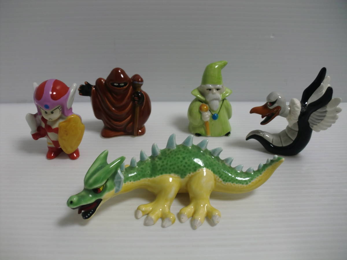 ちょい破損有り 5点セット ドラゴンクエスト 陶器 人形 まどうし