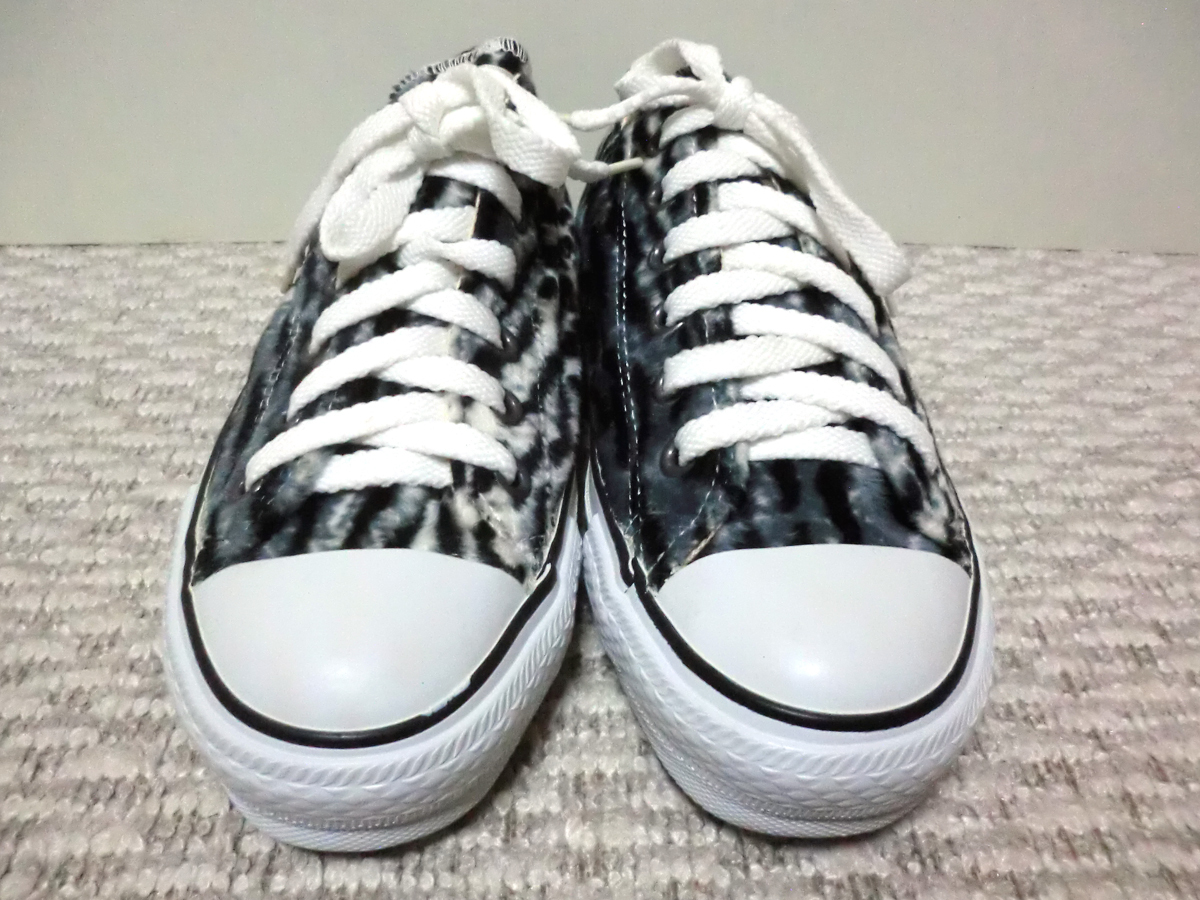 ♪新品デッドストック Converse ALL STAR ANIMAL OX GRAY TIGER コンバース オールスター アニマル グレイタイガー 稀少 日本製♪_画像3