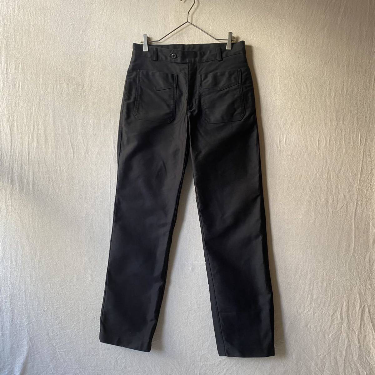 大切な コットン ブラック 32 / パンツ モールスキン ARPENTEUR ワーク P2-11021-0539 復刻 ビンテージ フランス フレンチ Mサイズ 大切な コットン ブラック 32 / パンツ モールスキン ARPENTEUR ワーク P2-11021-0539 復刻 ビンテージ フランス フレンチ Mサイズ