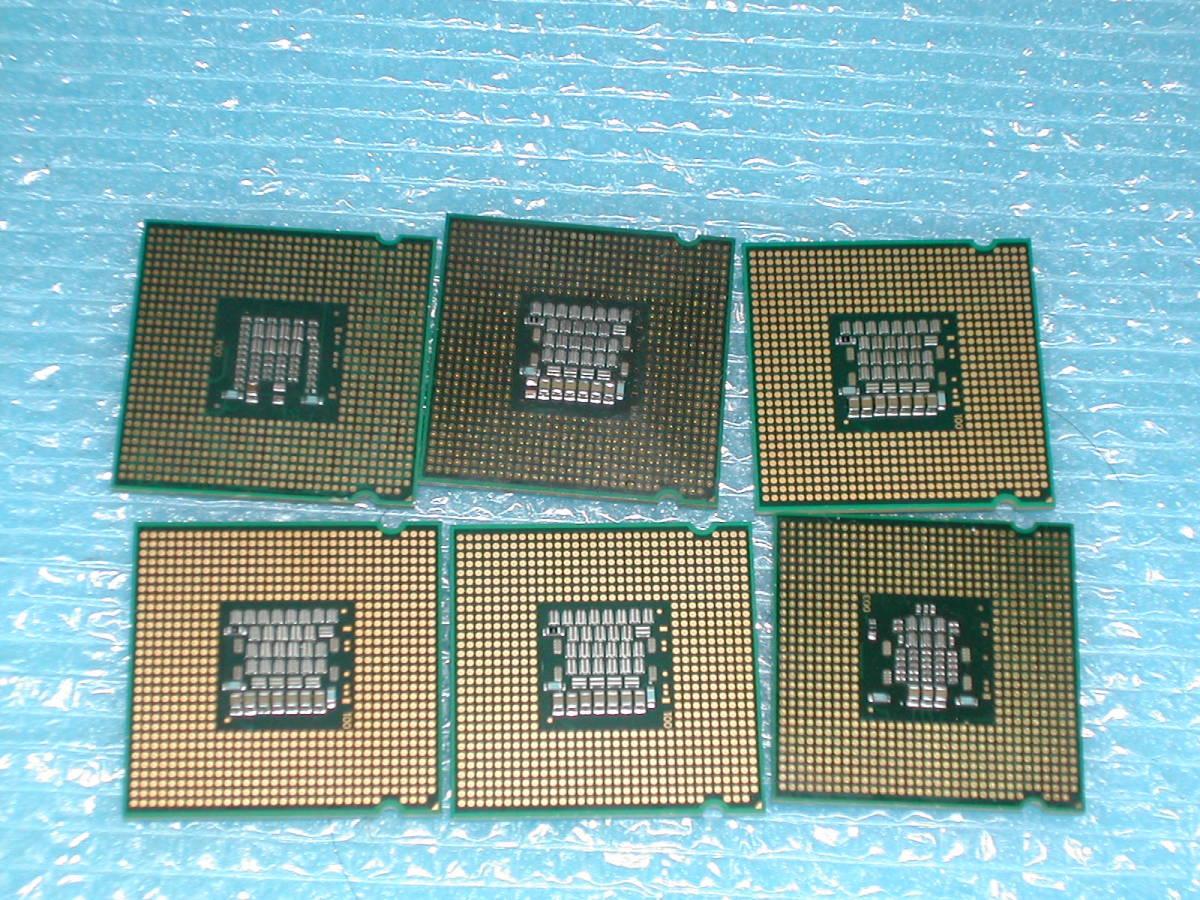ジャンクCPUセット 古いCore2 Duoの6枚セット LGA775 02の画像2