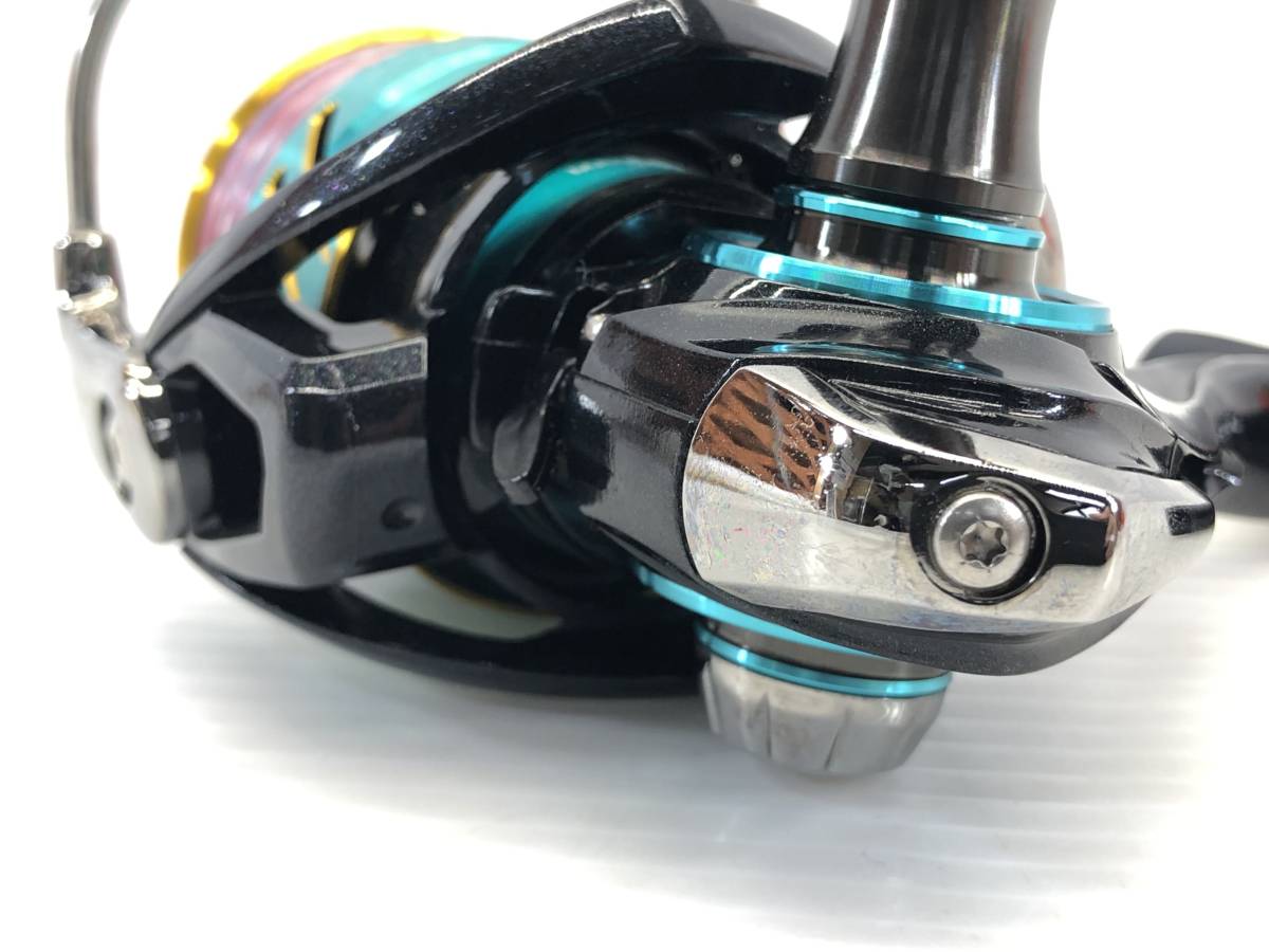 □DAIWA ダイワ 17 エメラルダス MX 2508PE-H-DH ダブルハンドル エギング□_画像6