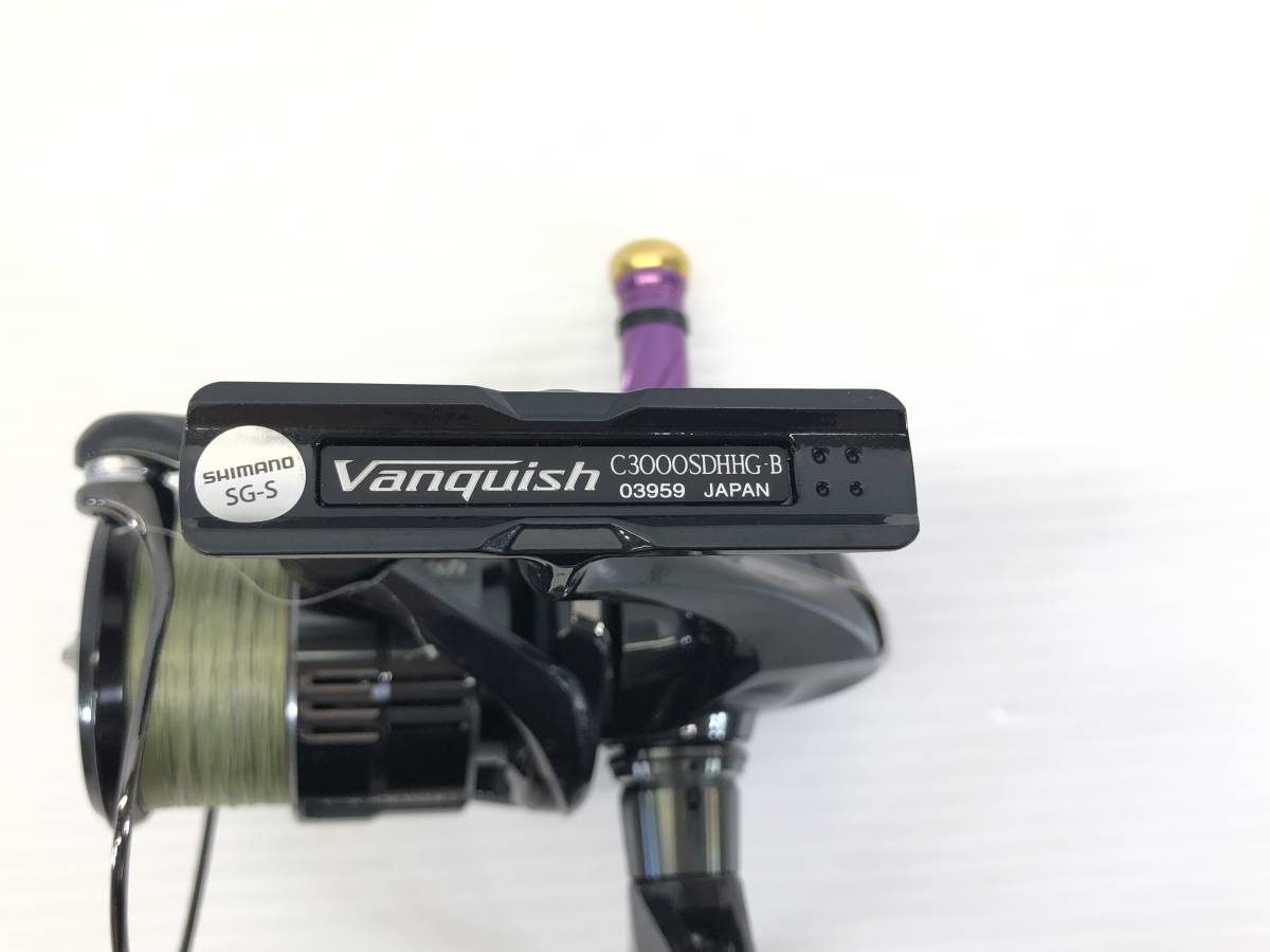 □ シマノ 19 ヴァンキッシュ C3000SDHHG スピニング リール リブレ スクイッドマニア バランサー エギング SHIMANO □_画像9