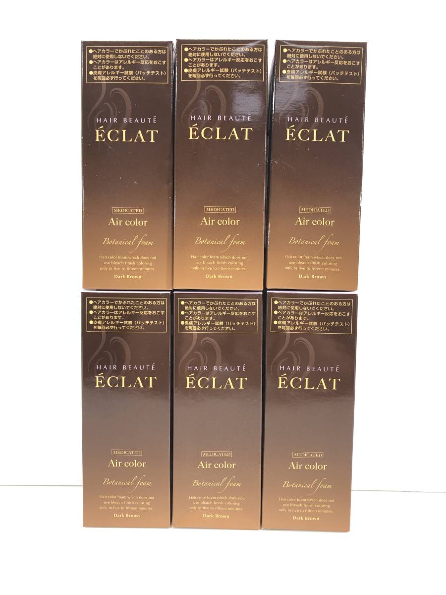 ◇HAIR BEAUTE ヘアボーテ ECLAT エアカラーフォーム ダークブラウン