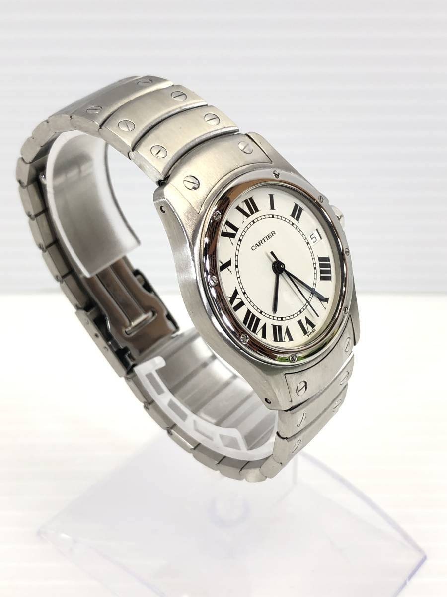 Cartier カルティエ サントス クーガー 1920 ディト 白文字盤 自動巻