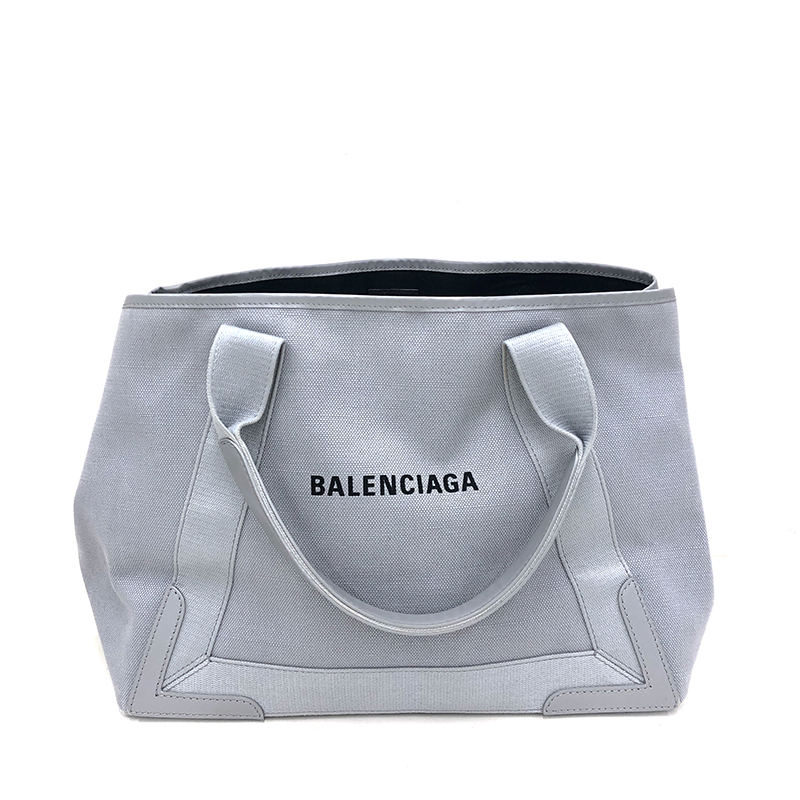 77%OFF!】 バレンシアガ BALENCIAGA トートバッグ ネイビーカバス