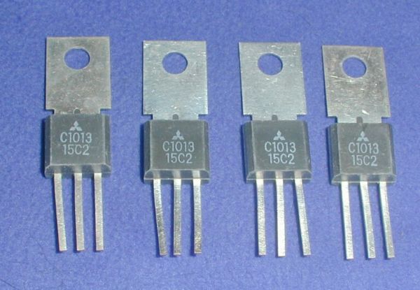  низкий цикл электроэнергия больше ширина для силикон транзистор Mitsubishi 2SC1013 4 шт. комплект 