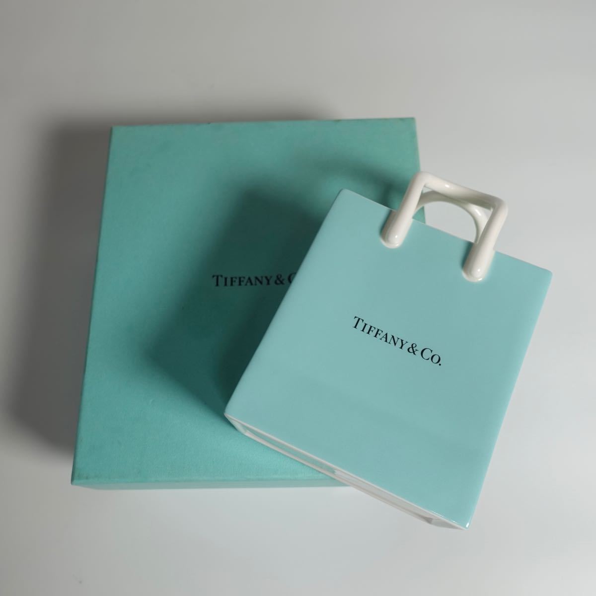 【美品】Tiffany&Co. ショッピングバッグ　置物　ティファニー
