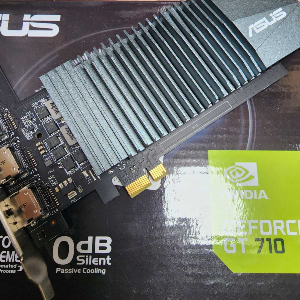 ASUS NVIDIA GeForce GT 710 搭載 ファンレスモデル 2G GT710-4H-SL