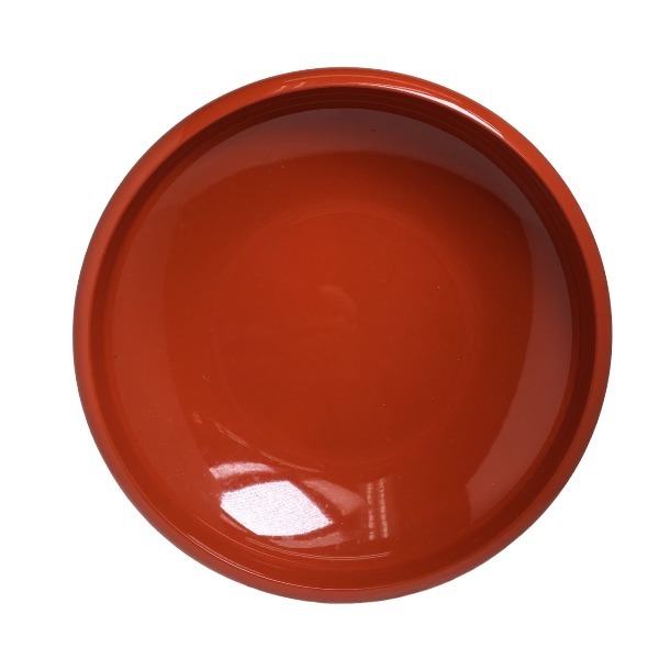 最安値 食器 洗朱うるし塗り お皿 御盛鉢 オレンジ ユニセックス 中古 cpiqa.iqa.org.br