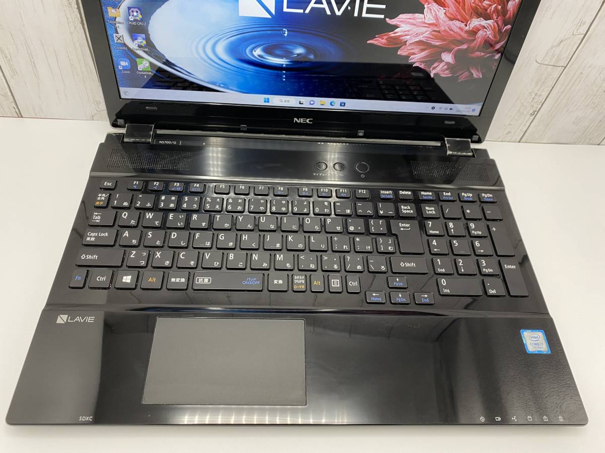 SSD1TB メモリ16GB NEC Zoom ノートPC Blu-ray NS700 Webカメラ i7