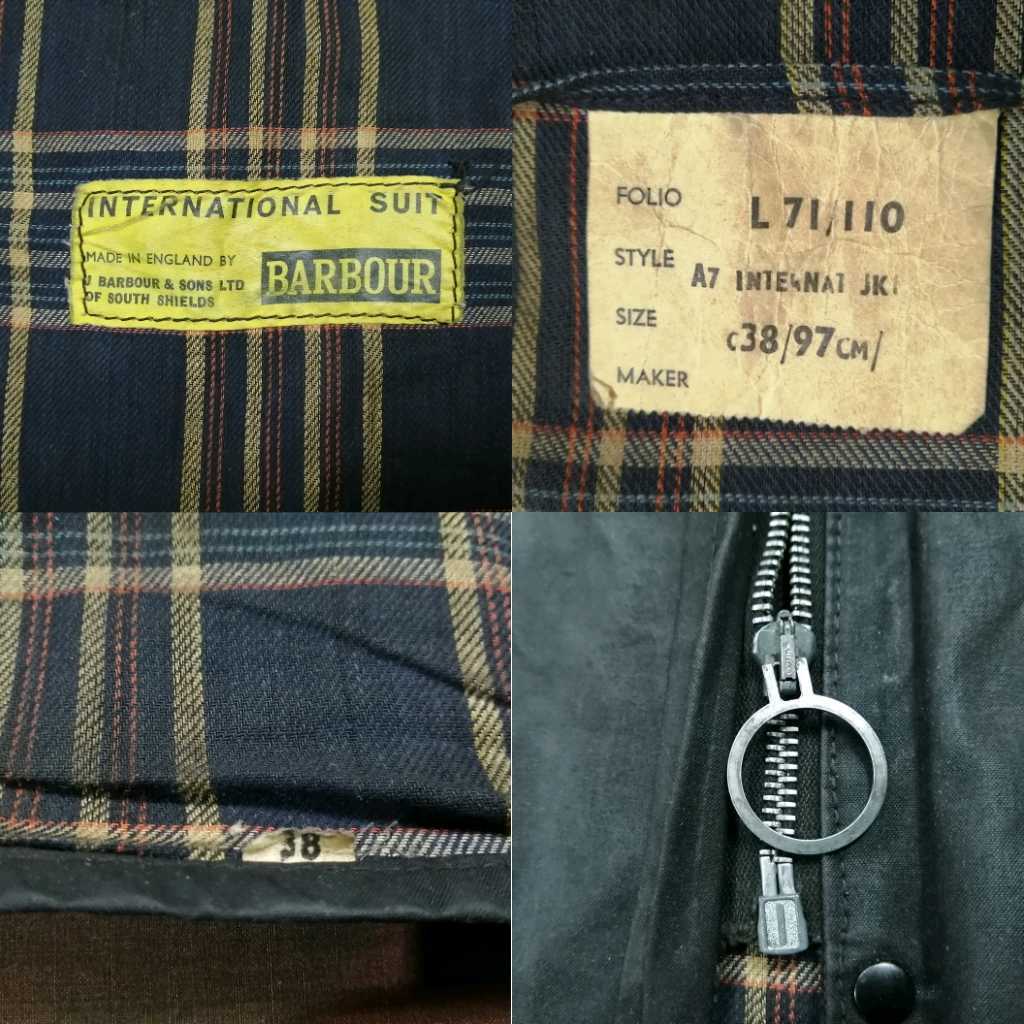 1971 70s Barbour international c38 黄タグ バブアー
