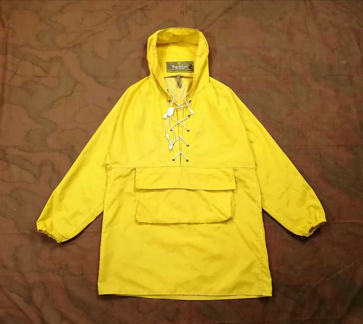 “Special”　70s　Barbour 　バブアー　スモック　 1クラウン　1クレスト　ナイロン　イエロー　ゴールドラベル　ミリタリー　dpm _画像1