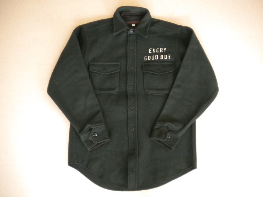  Vintage 90S MMSW WORK WEAR melt n шерсть CPO рубашка Hunter зеленый Nepenthes снят с производства 
