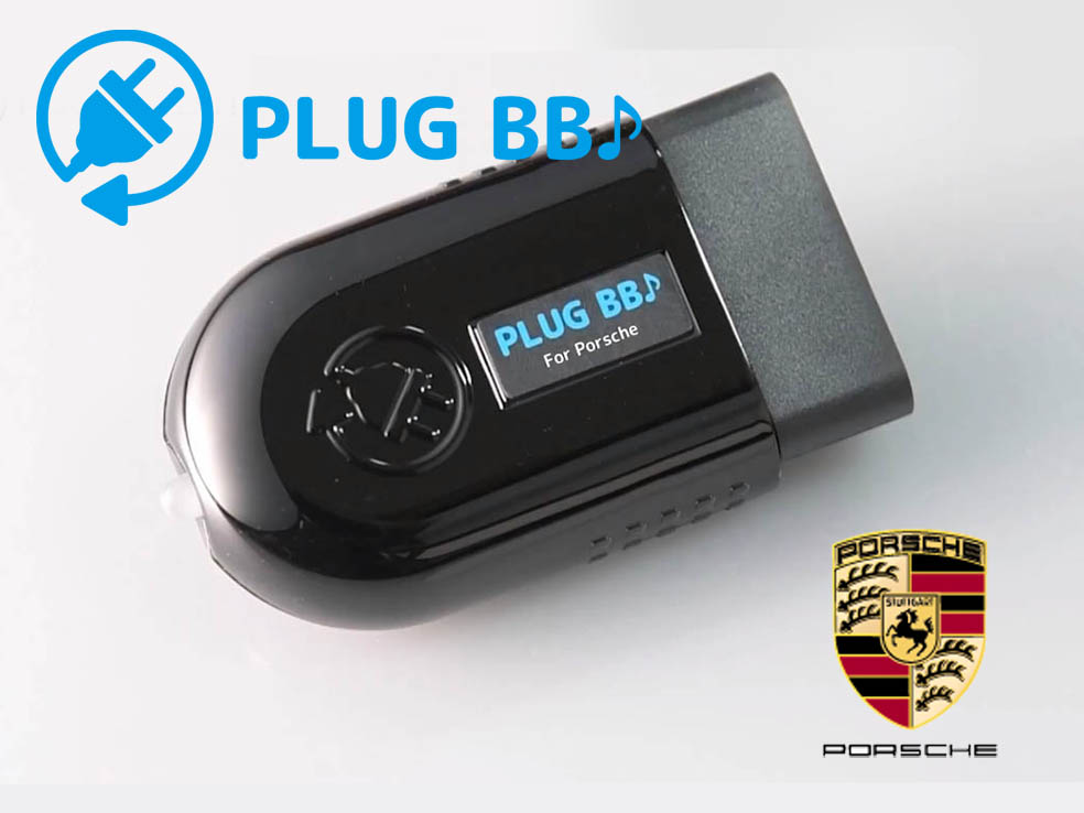 PLUG BB Porsche /Porsche 718 Boxster installation easy! door lock / unlock . synchronizated .. answer-back sound . sound! coding!