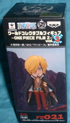 緊身滑雪服世界集電極bull模型～ONE PIECE FILM Z vol.3～ sanji    原文:ワンピース ワールドコレクタブルフィギュア ～ONE PIECE FILM Z vol.3～ サンジ