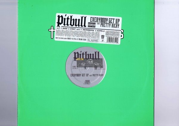 【 12inch 】 新品同様 Pitbull Featuring Pretty Ricky - Everybody Get Up [ US盤 ] [ TVT Records / TV-2751-0 ]_画像1