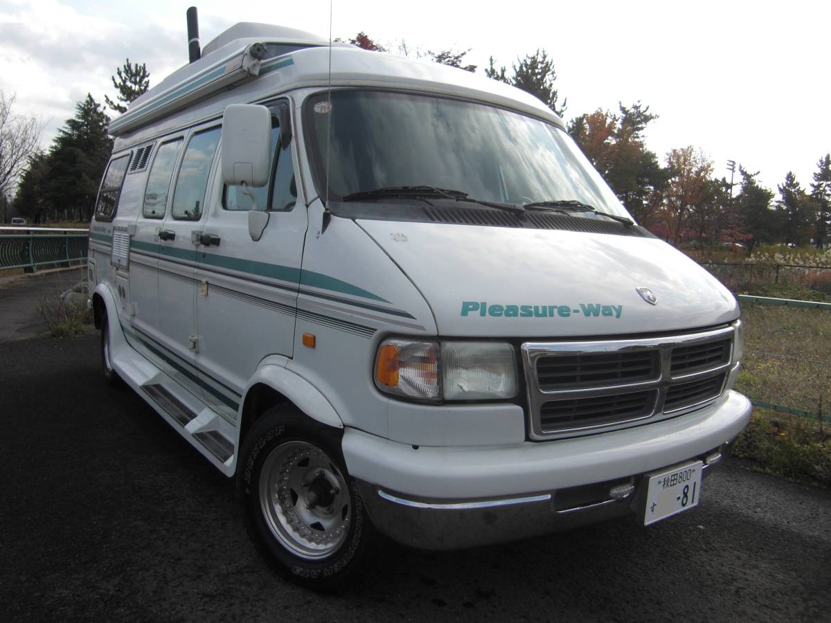  maintenance cost super-discount! how self tax 17600 jpy / year! Dodge * Ram p leisure way rare wide body NOX conform * gorgeous .. camping : comfortable camper 