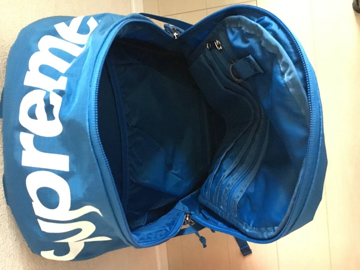 Supreme 16SS backpack Blue 青 新品未使用 レシートコピー同梱可_画像5