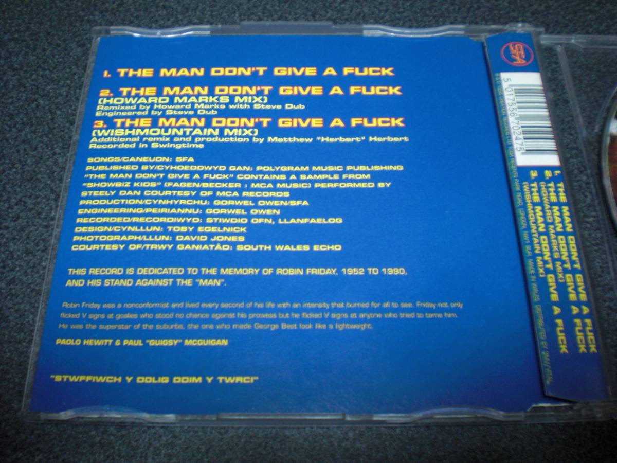 Super Furry Animals 『THE MAN DON'T GIVE A FUCK』 【限定盤CD】_画像2