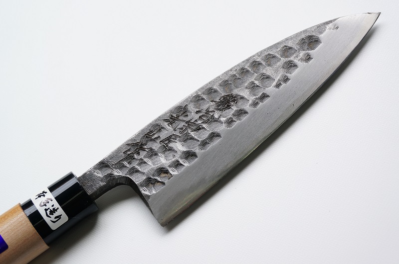 ネット買い 出刃包丁 白鷺 Knife Deba 165mm 青二鋼 紋鍛錬 和包丁 調理器具