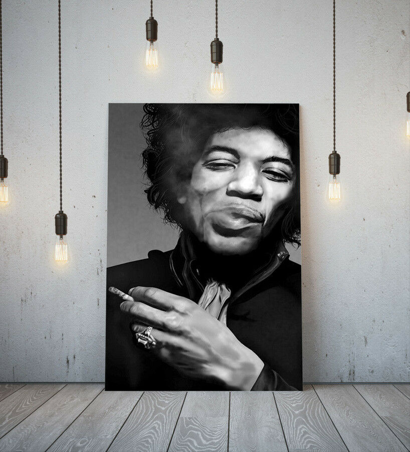 ジミ・ヘンドリックス JIMI HENDRIX 高級 キャンバス フレーム ポスター 絵 A1 アート パネル 北欧 海外 写真 グッズ 絵画 インテリア 1